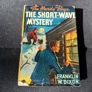 The Hardy Boys The Short Wave Mystery 1945 Franklin W Dixon HC Dust Jacket